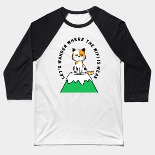 Mountain Cat Baseball T-Shirt